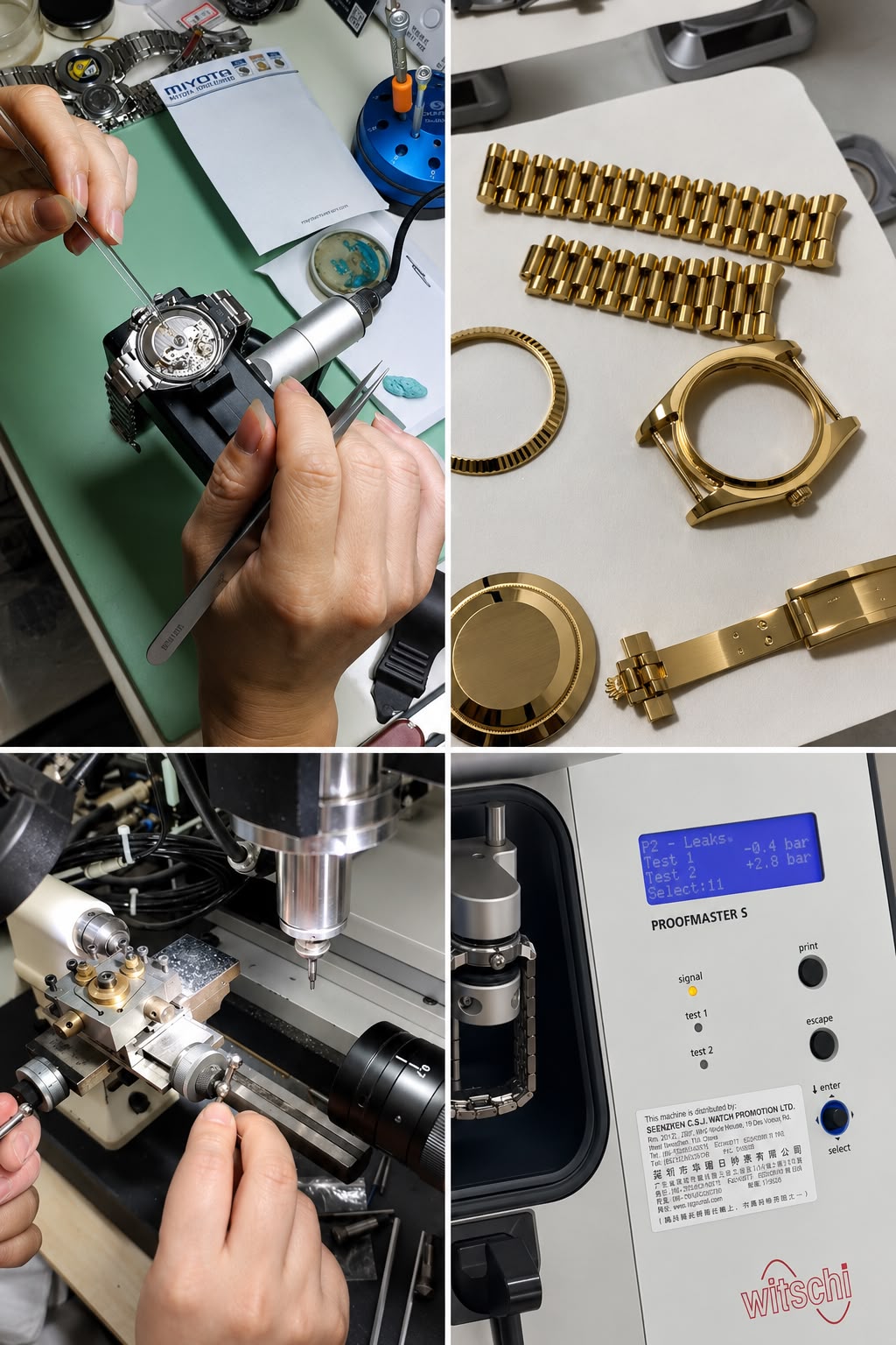 Elk horloge doorloopt zijn eigen reis